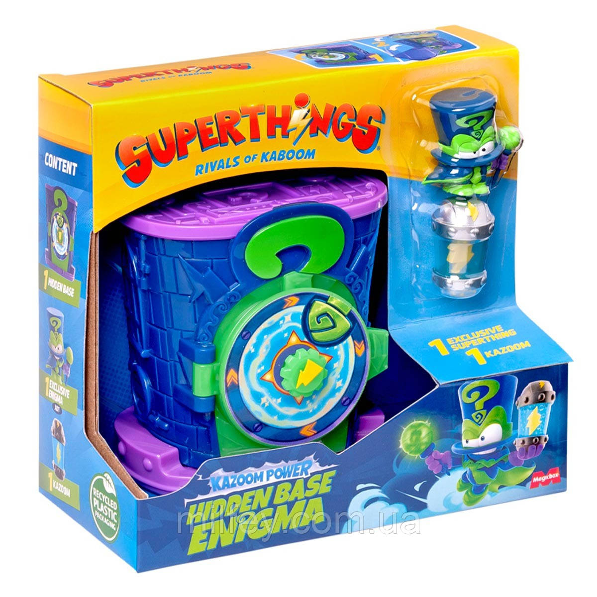 Ігровий набір SuperThings серії Kazoom Power - Прихована база Енігма, фото 1