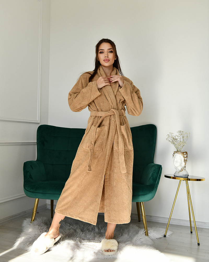 Халат жіночий Модельер 29221 48 Бежевий (11721), фото 1