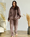 Костюм жіночий Модельер 29155 44-46 Коричневий (11501), фото 3