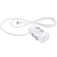 Подовжувач-колонка SilverCrest 6 розеток з підсвіченим вимикачем 1.5 м 8503000391