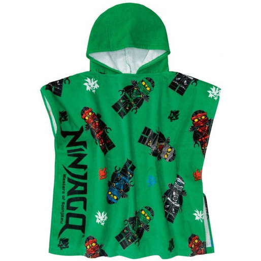 Дитяче пончо з капюшоном LEGO Ninjago 60×120 см 60LG