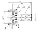 Перехідник гайка G3/4 – штуцер М16х1.5, фото 2