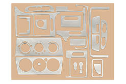 Пластикові накладки на панель (1995-1999) Алюміній для Opel Vectra B рр