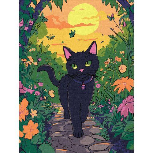 Картина за номерами "Котик у саду" 30x40 см [tsi280596-TSI], фото 1