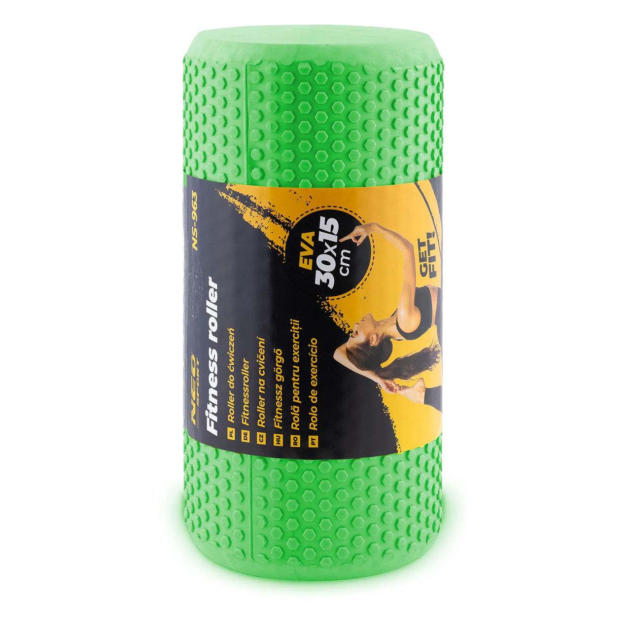 Валик для тренувань Neo-Sport NS-963 зелений, фото 1