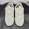 Кросівки жіночі Swin білі демісезонним на об'ємній підошві 4359, фото 7