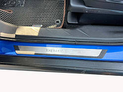 Накладки на пороги Flexill (4шт, нерж) Exclusive для Mitsubishi ASX 2010-2023 рр