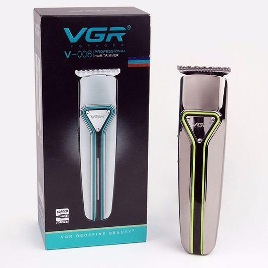 Машинка для стрижки чоловіча VGR V-008 Pro, Машинка-тример 3 в 1 для стрижки волосся KF-46