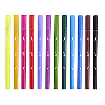 Фломастери двосторонні для малювання YES Minecraft 650574 12 кольорів ID 5087565, фото 3