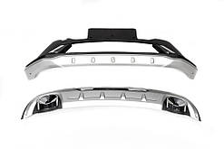 Передня і задня накладки 2015-2019 V4 (пластик) для Kia Sportage рр