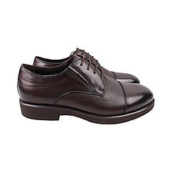 Туфлі чоловічі Arees коричневі натуральна шкіра, 40