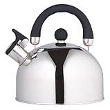Кухонний чайник зі свистком на плиту Unique UN-5302, Хороший чайник для газової плити WQ-74, фото 4