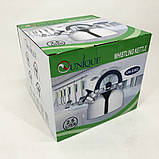 Кухонний чайник зі свистком на плиту Unique UN-5302, Хороший чайник для газової плити WQ-74, фото 6