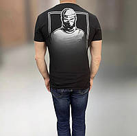 100% з продажу на ЗСУ! Нетолерантна Футболка унісекс з принтом "K... THE RUSSIAN", бавовна (коттон), колір Чорний, розмір 3XL