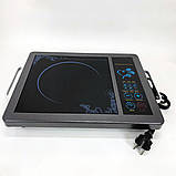 Плита підлогова потужна Domotec MS-5842 2000 Вт, Побутова плита для приготування, Міні-плита для дому HB-58, фото 6