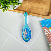 Дитяча зубна щітка Brush-Baby Floss Brush від 0 до 3 років (бірюзова) Блакитний