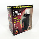 Електричний обігрівач для офісу Handy, Обігрівач для приміщень до 25 кв м роботи з дому HY-75, фото 8