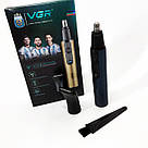 Тример для носа і вух зручний, Тример для гоління носа і вух стрижки волосся у вухах AI-67, фото 2