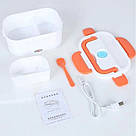 Термопосуд для їжі. Термосудок для їжі Lunch, Ланчбокс з підігрівом на 220V Контейнери на роботу MC-69, фото 7