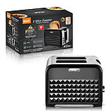 Тостер для офісу та кафе, Тостер з функцією розігріву і розморожування з лотком для крихт UQ-58, фото 7