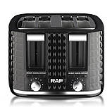 Тостер електричний на 2 грінки, Тостер зі ступенями підсмажування зі знімним піддоном OS-62, фото 9