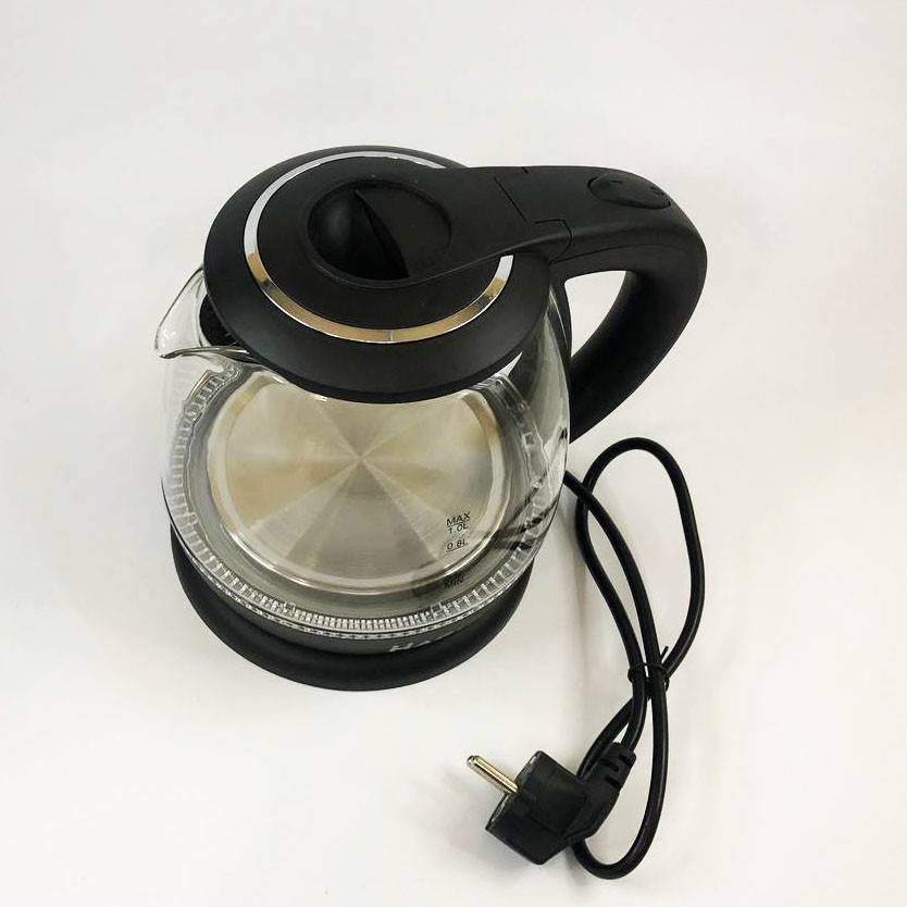 Чайник з дисковим нагріванням Magio МG-496 1 л 900 Вт, Безшумний електрочайник, Електрочайник фірмовий QH-11, фото 1