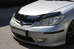 Дефлектор капоту (EuroCap) для Honda Civic Sedan VII 2001-2006 рр