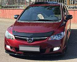 Дефлектор капоту (EuroCap) для Honda Civic Sedan VIII 2006-2011 рр