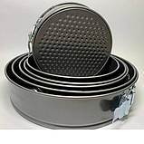 Форма роз'ємна антипригарна 3шт Unique UN-1701 6 шт, Набір форм для випічки паски KC-39, фото 10