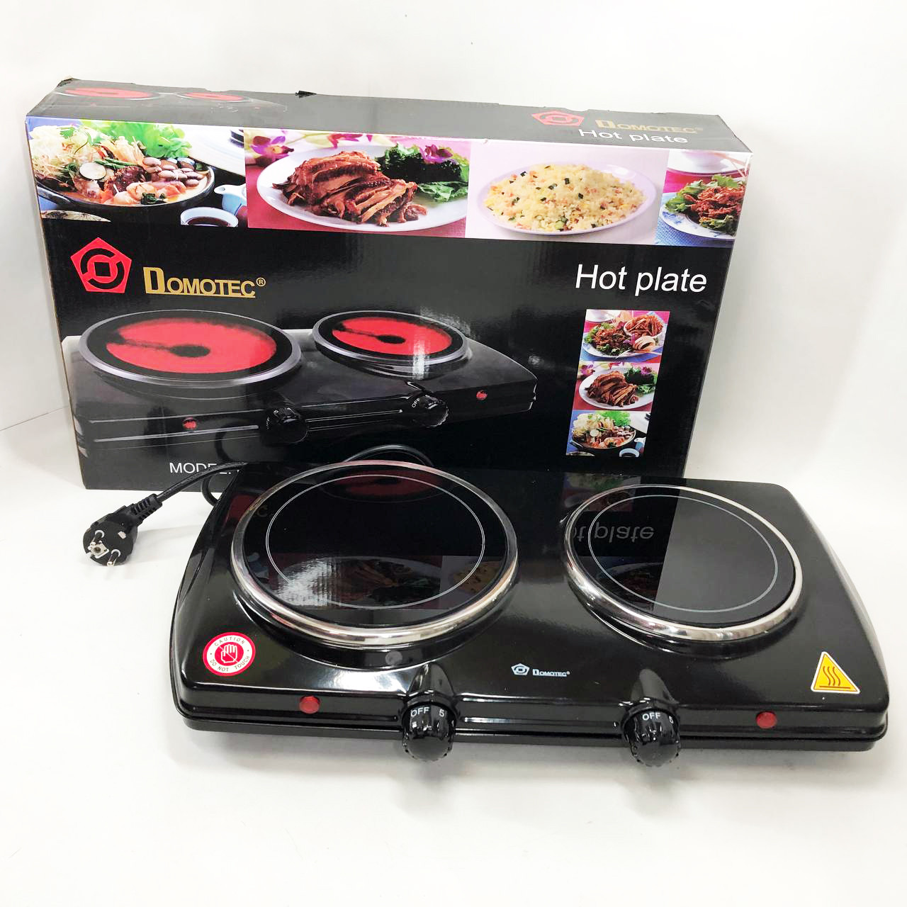 Плита електрична настільна професійна, Стильна електроплита, Якісна настільна електроплита CJ-30, фото 1