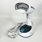 Портативний вертикальний універсальний відпарювач MAGIO MG-333, Портативна парова щітка TI-12, фото 6