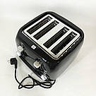 Тостер на 2 скибочки з регулюванням температури, Легкий у використанні тостер Хороший для хліба XE-92, фото 5