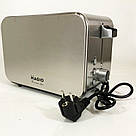 Тостер для прожарювання хліба Magio, Тостер для хрустких бутербродів Легкий у використанні GP-57, фото 3