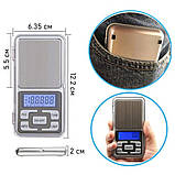 Кишенькові ваги на батарейках Matarix MX-462 500 г, Ваги міліграмові кишенькові ювелірні QO-52, фото 8
