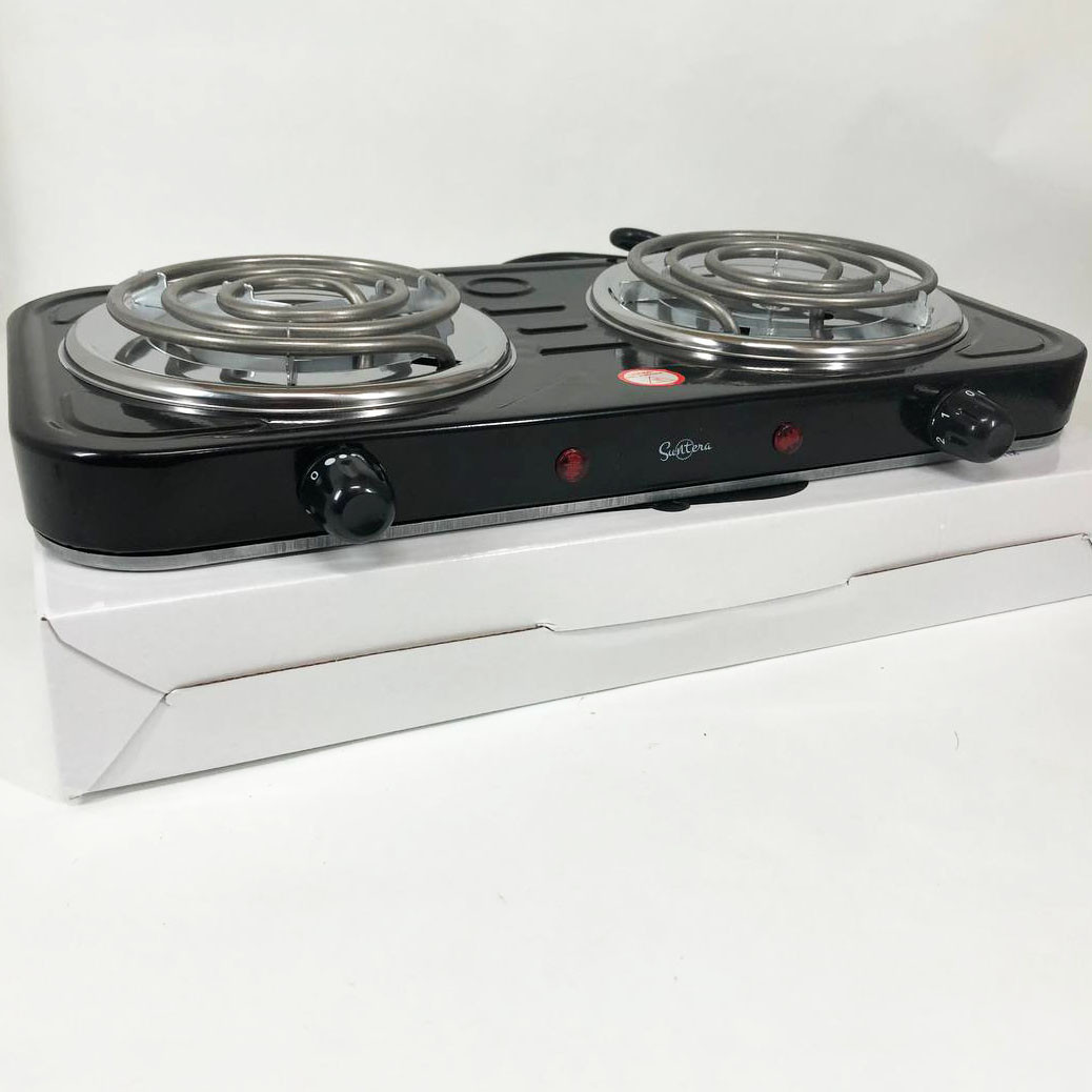 Настільні плити для дому Suntera DP-1915 2 кВт, Плита електрична настільна електроплитка QM-49, фото 1