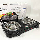 Настільні плити для дому Suntera DP-1915 2 кВт, Плита електрична настільна електроплитка QM-49, фото 3