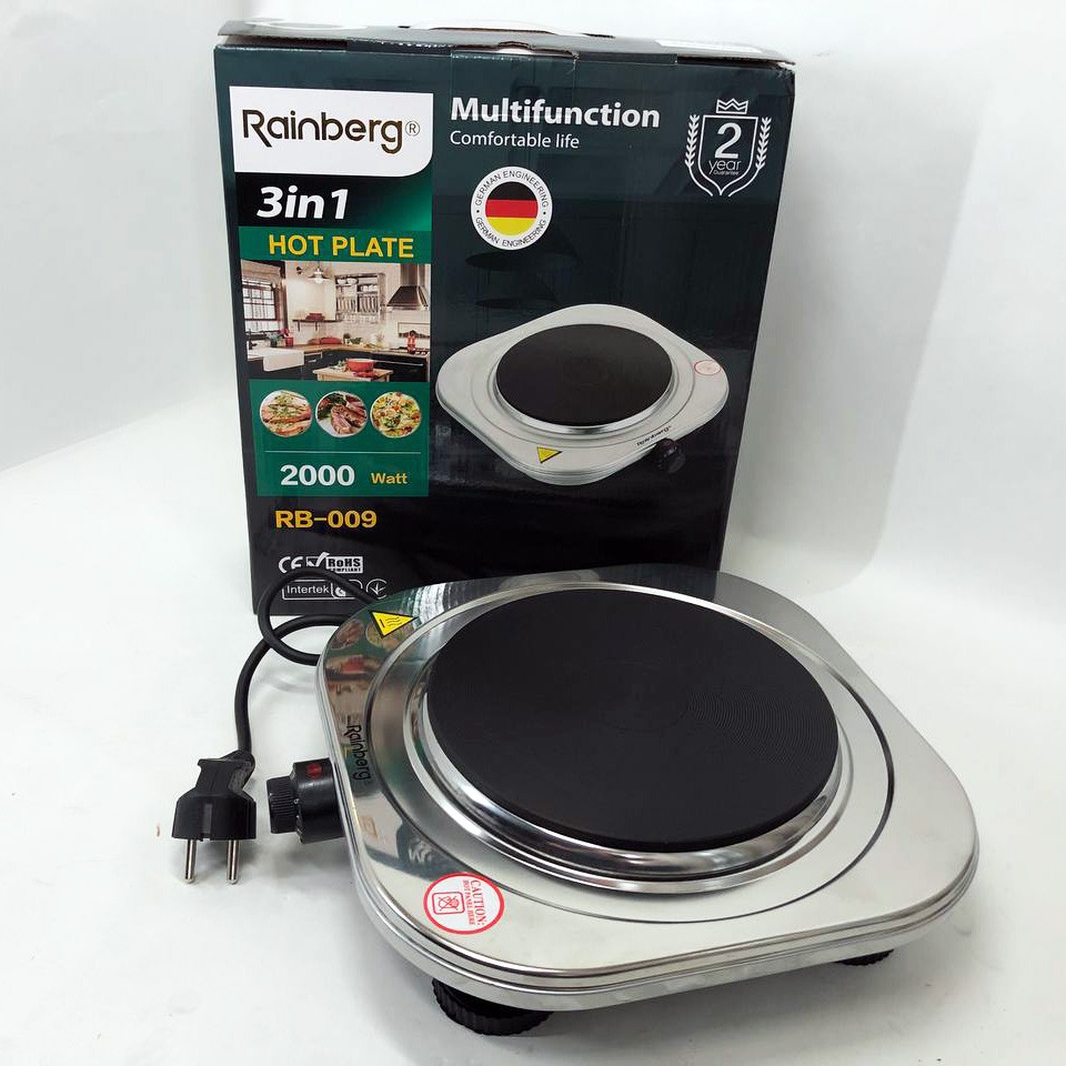 Плита електрична настільна компактна, Плита для приготування їжі Компактна настільна UF-22, фото 1