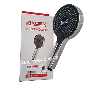 Лійка для душу (4-е режими) TM.KOER Чехія KP-0414-01 Chrome