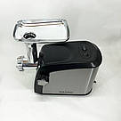 Електром'ясорубка з реверсом і насадкою для ковбаси, Електром'ясорубка з насадкою для ковбаси WB-74, фото 6