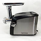 Електром'ясорубка з реверсом і насадкою для ковбаси, Електром'ясорубка з насадкою для ковбаси WB-74, фото 10