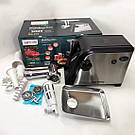 Електром'ясорубка для кухні, М'ясорубка для домашнього приготування м'яса 'сосисок XH-63, фото 4