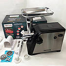 Електром'ясорубка для кухні, М'ясорубка для домашнього приготування м'яса 'сосисок XH-63, фото 6