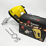 Міксер кухонний стаціонарний DOMOTEC R6633Y, Міксер для тіста на ватрушки з двома віночками GD-76, фото 2