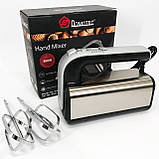 Міксер ручний для змішування і збивання Domotec, Електричний міксер ручний для крему меду VQ-56, фото 3