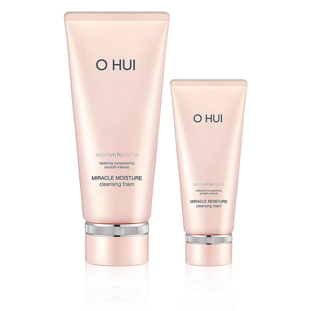 Гіпоалергенна пінка з керамідами O HUI Miracle Moisture Cleansing Foam для сухої та вікової шкіри — 200 ml + 100 ml, фото 1