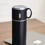 Термокружка вакуумна з поїлкою, Довговічний термос з вакуумною ізоляцією, Термос для чаю помповий JG-42, фото 10