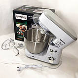 Потужний ручний міксер, Побутовий міксер для збивання крему Планетарний для густого тіста NS-22, фото 9