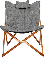 Кресло раскладное Bo-Camp Bloomsbury L Grey [n-4926]