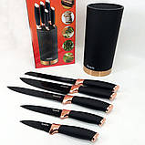 Кухонний набір ножів для нарізання Magio MG-1091, Набір ножів для кожної кухні побутовий SL-76, фото 9