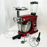 Багатофункціональний комбайн блендер Rainberg RB-8080, Хороший побутовий тістомісильник KM-81, фото 5